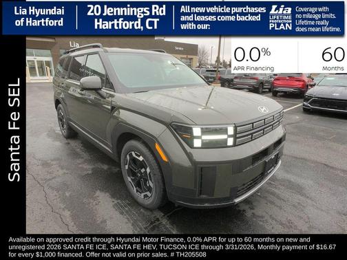 Rockwood Green 2026 Hyundai SANTA FE SEL 2.4
