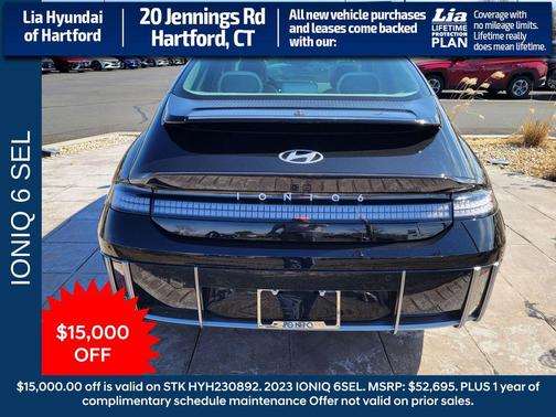 Onyx Black 2023 Hyundai IONIQ 6 SEL