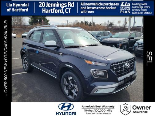 Denim w/White Roof 2026 Hyundai VENUE SEL w/Two-Tone Roof