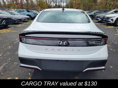 Serenity White 2026 Hyundai SONATA SE