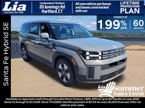 Hampton Gray 2026 Hyundai SANTA FE SE