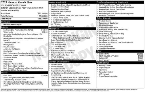 2024 Hyundai KONA N Line