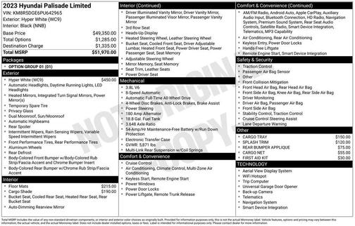 2023 Hyundai PALISADE Limited