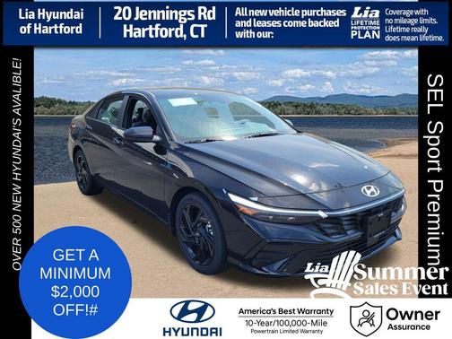 Abyss Black 2026 Hyundai ELANTRA Sport