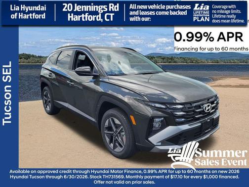 Rockwood Green 2026 Hyundai TUCSON SEL
