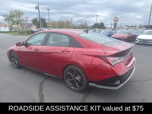 Ultimate Red 2025 Hyundai ELANTRA N Line