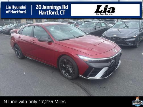 Ultimate Red 2025 Hyundai ELANTRA N Line