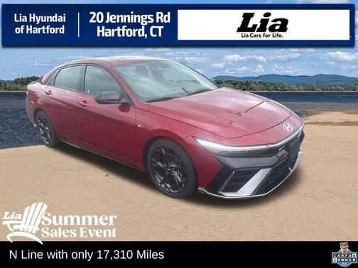 Ultimate Red 2025 Hyundai ELANTRA N Line