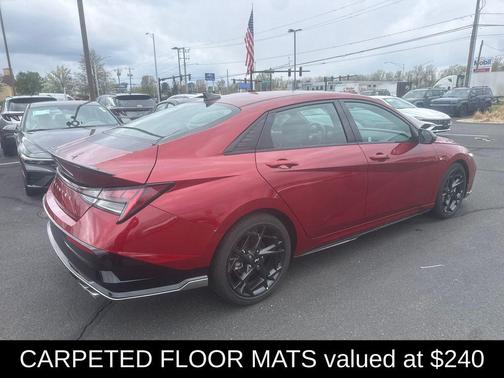 Ultimate Red 2025 Hyundai ELANTRA N Line