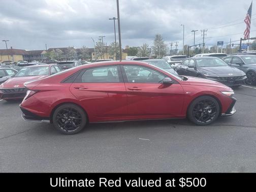 Ultimate Red 2025 Hyundai ELANTRA N Line