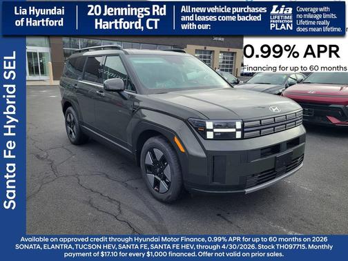 Rockwood Green 2026 Hyundai SANTA FE SEL 2.4