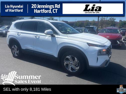Serenity White Pearl 2023 Hyundai SANTA FE SEL 2.4