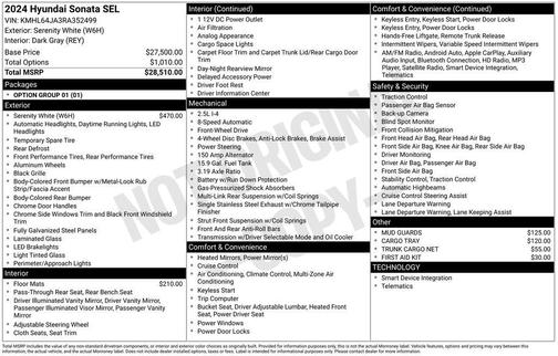 2024 Hyundai SONATA SEL