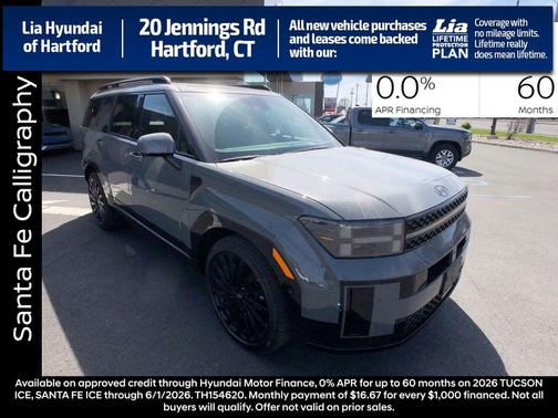 Hampton Gray 2026 Hyundai SANTA FE Calligraphy