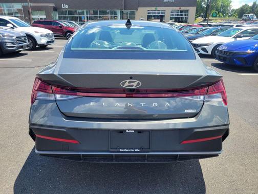 Amazon Gray 2026 Hyundai ELANTRA HEV Blue