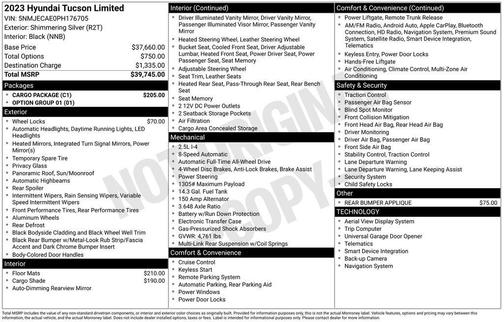 2023 Hyundai TUCSON Limited