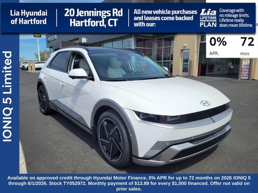 Atlas White 2026 Hyundai IONIQ 5 Limited