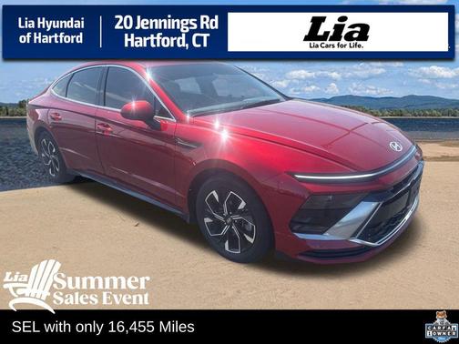Ultimate red 2024 Hyundai SONATA SEL