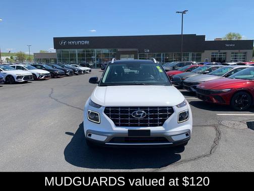 Lunar White 2023 Hyundai VENUE Limited
