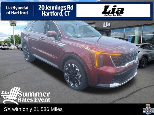 Dawning Red 2024 Kia Sorento SX