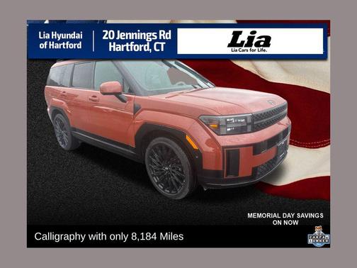 Terracotta Orange 2025 Hyundai SANTA FE Calligraphy