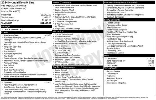 2024 Hyundai KONA N Line