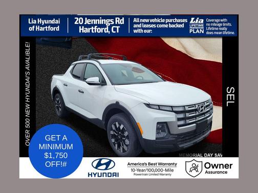 Atlas White 2026 Hyundai SANTA CRUZ SEL
