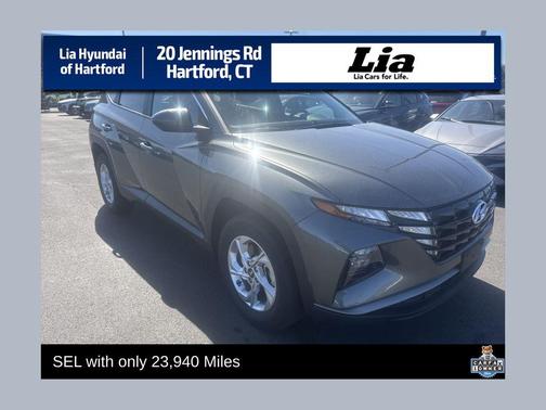 Amazon Gray 2023 Hyundai TUCSON SEL