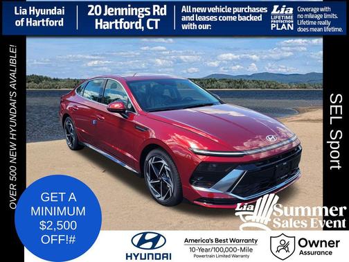Ultimate Red 2026 Hyundai SONATA SEL