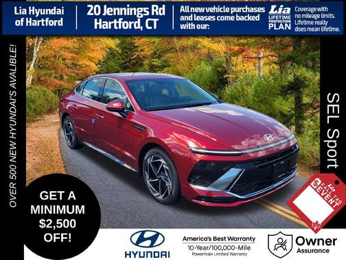 Ultimate Red 2026 Hyundai SONATA SEL