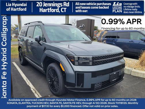 Ecotronic Gray 2026 Hyundai SANTA FE HEV Calligraphy