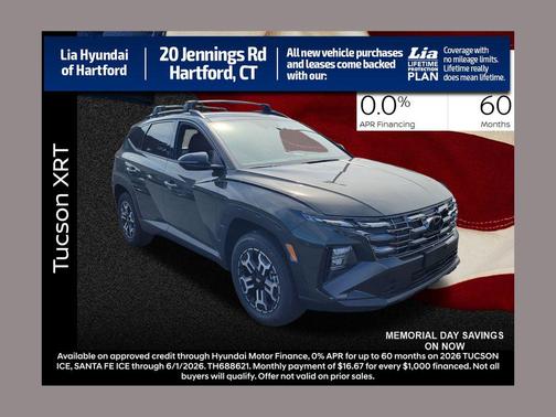Rockwood Green 2026 Hyundai TUCSON XRT