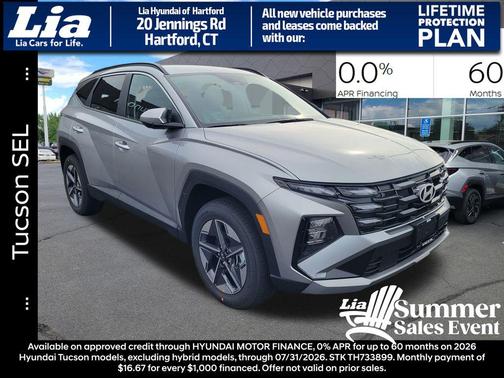Shimmering Silver 2026 Hyundai TUCSON SEL