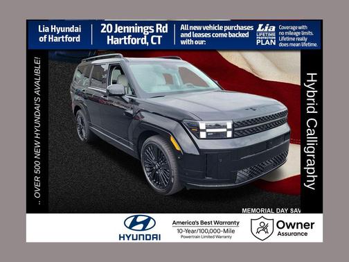 Phantom Black 2025 Hyundai SANTA FE HEV Calligraphy
