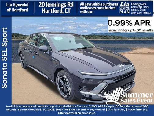 Carbon Blue 2026 Hyundai SONATA SEL