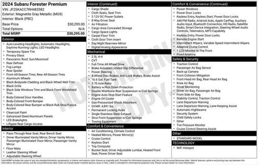 2024 Subaru Forester Premium