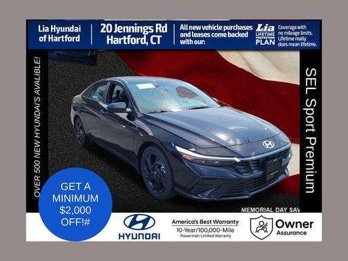 Abyss Black 2026 Hyundai ELANTRA Sport