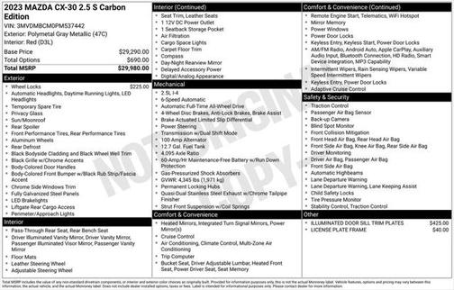 2023 Mazda CX-30 Base