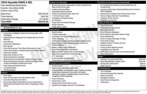 2024 Hyundai IONIQ 6 SEL