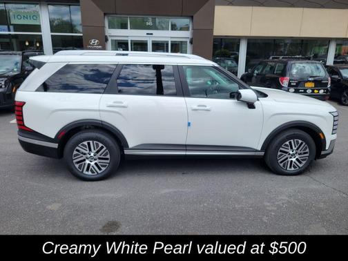 Creamy White Pearl 2026 Hyundai Palisade Hybrid SEL Premium 7P