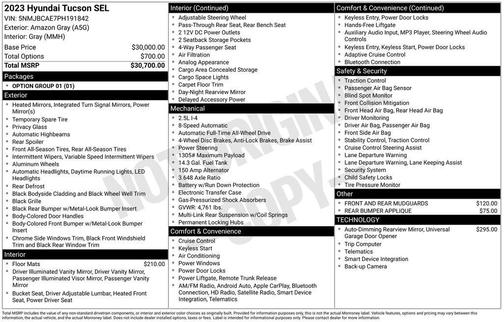 2023 Hyundai TUCSON SEL
