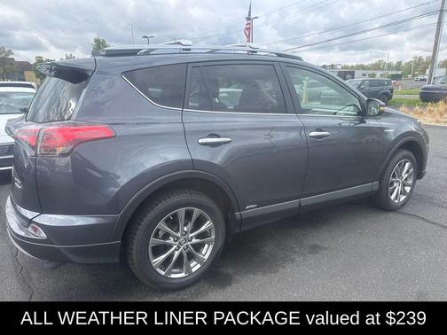 Magnetic Gray Metallic 2017 Toyota RAV4 Hybrid Limited
