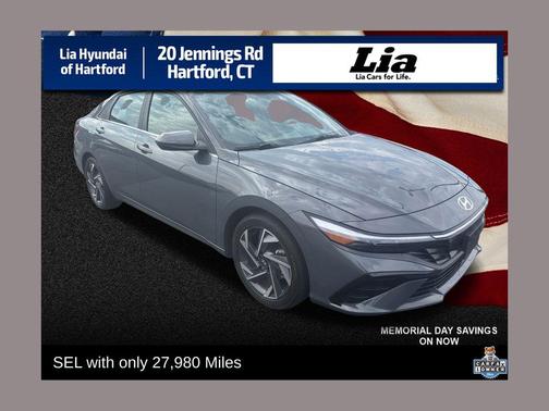 Ecotronic Gray 2024 Hyundai ELANTRA SEL