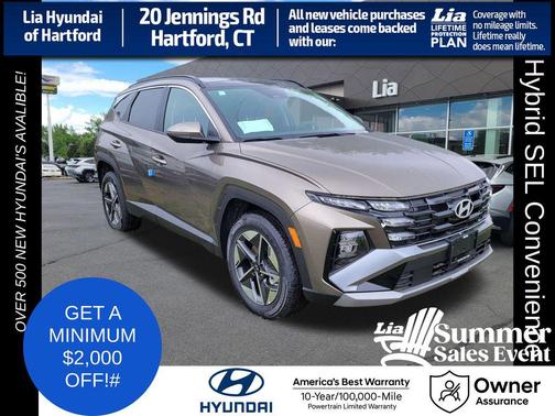 Cashmere Bronze 2026 Hyundai TUCSON Hybrid SEL Convenience
