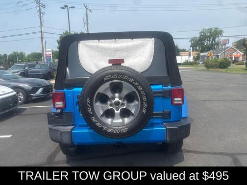Hydro Blue Pearlcoat 2016 Jeep Wrangler Sahara