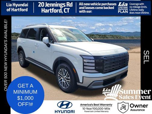 Creamy White Pearl 2026 Hyundai PALISADE SEL 7P