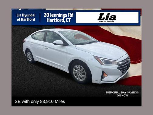 Quartz White Pearl 2019 Hyundai ELANTRA SE