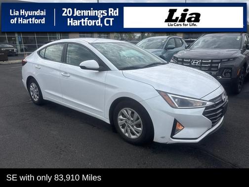 Quartz White Pearl 2019 Hyundai ELANTRA SE