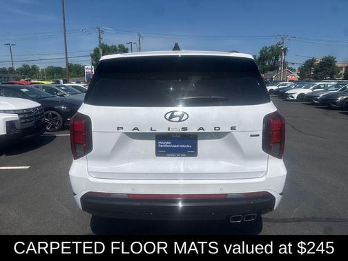 Hyper White 2025 Hyundai PALISADE Calligraphy Night Edition