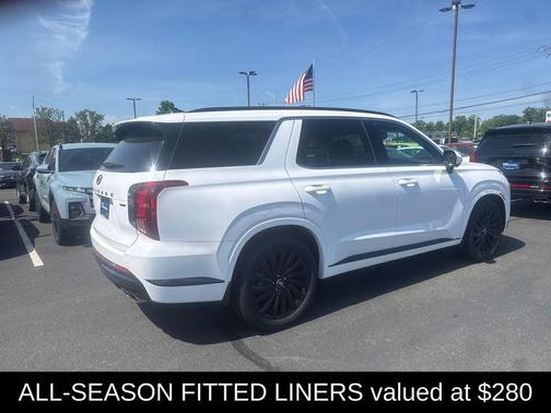 Hyper White 2025 Hyundai PALISADE Calligraphy Night Edition